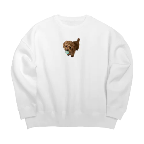 伝説の秘宝を携えし犬 Big Crew Neck Sweatshirt