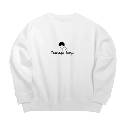 Teenage Boys Big Crew Neck Sweatshirt