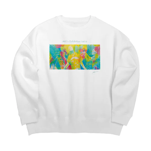 あなたと見つめ合う Big Crew Neck Sweatshirt