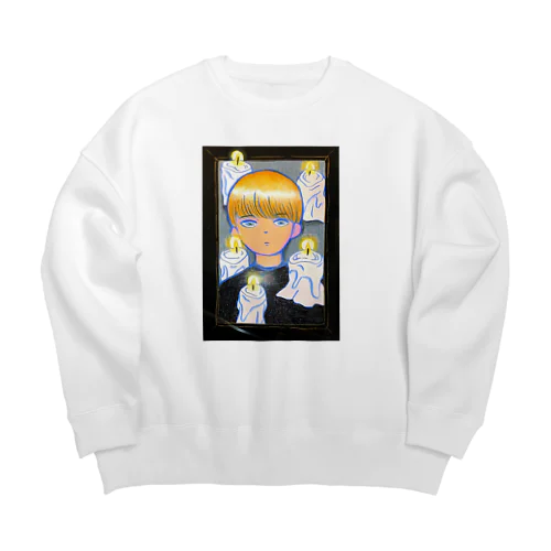 まだ若いのに Big Crew Neck Sweatshirt