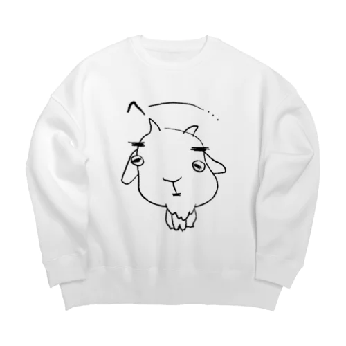 へやぎ 次男坊 Big Crew Neck Sweatshirt