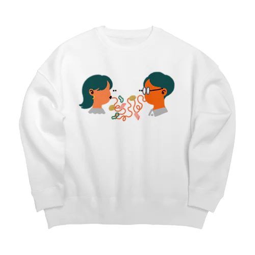 ナポリタン・ラブ Big Crew Neck Sweatshirt