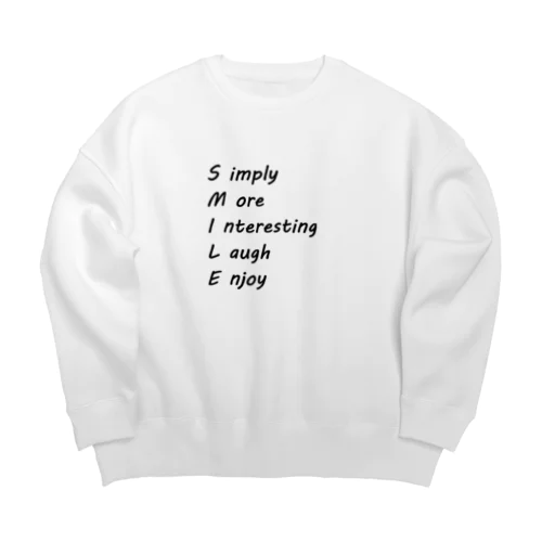 Smile Big Crew Neck Sweatshirt