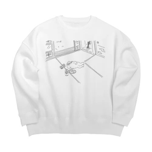 理想の生活 Big Crew Neck Sweatshirt