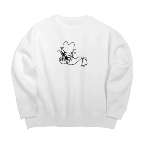 セクシーキャット Big Crew Neck Sweatshirt