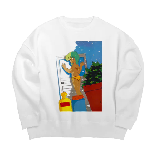 1984｜先輩女子 Big Crew Neck Sweatshirt