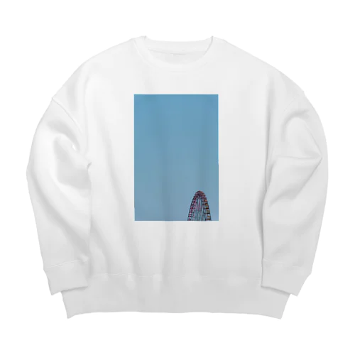 観覧車と空 Big Crew Neck Sweatshirt