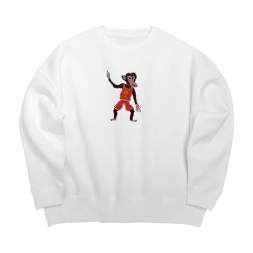 ディフェンスチンパンジー Big Crew Neck Sweatshirt