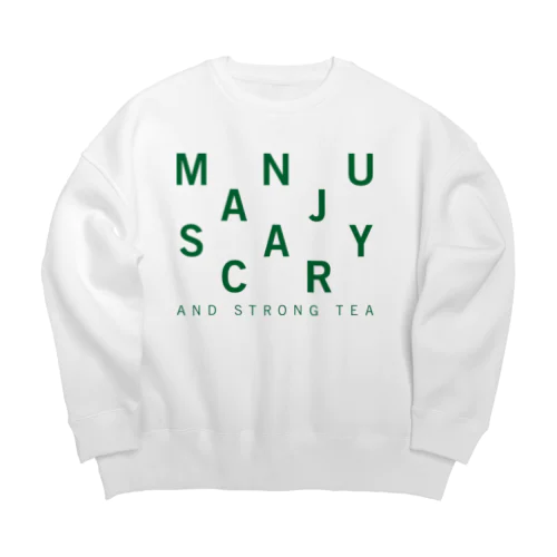 MANJU SCARY Big Crew Neck Sweatshirt