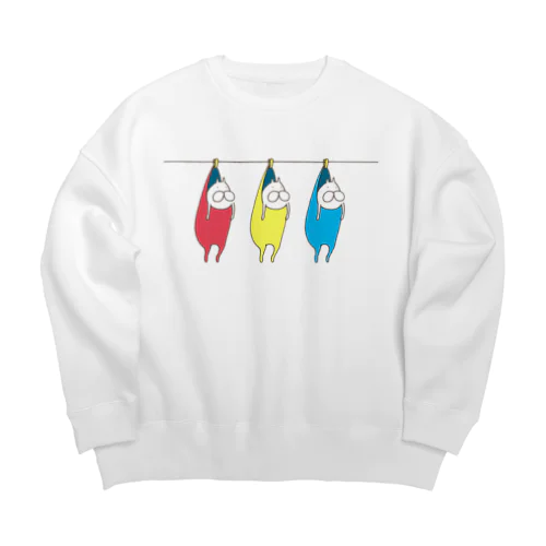 ねこタイツの洗濯 ベーシック Big Crew Neck Sweatshirt