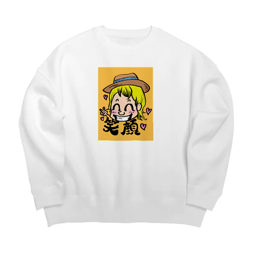 笑顔 Big Crew Neck Sweatshirt