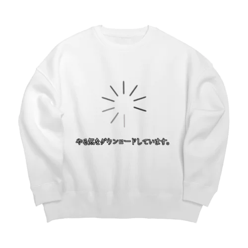 やる気ダウンロード中… Big Crew Neck Sweatshirt