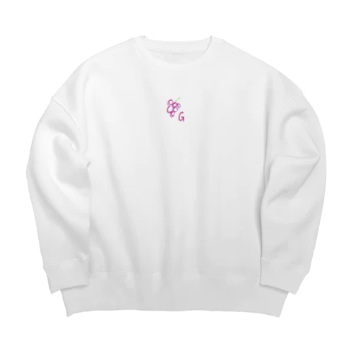 ぶどう Big Crew Neck Sweatshirt