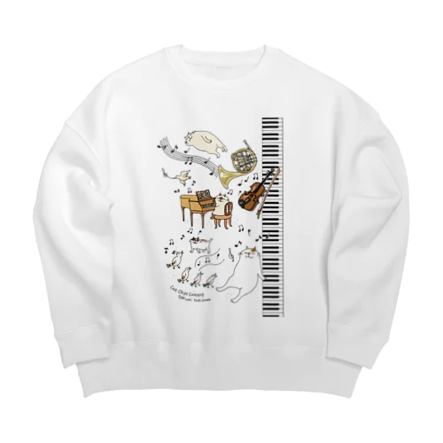 CatChips concert-鍵盤2 Big Crew Neck Sweatshirt