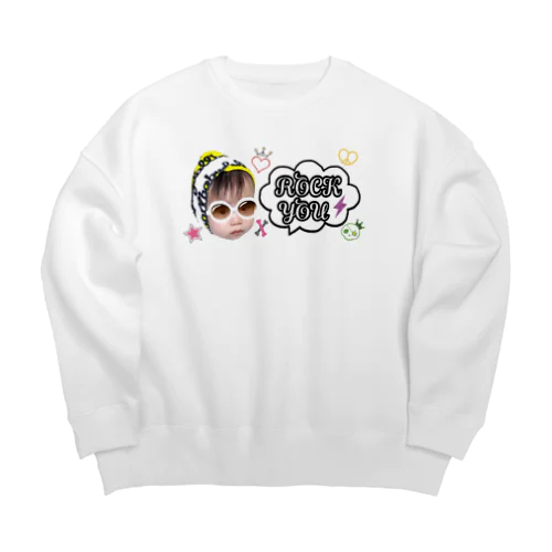 ROCKYOU2 Big Crew Neck Sweatshirt