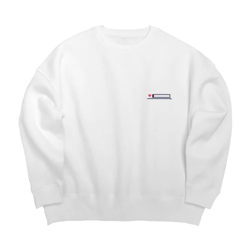 めんたるしにかけちゃん Big Crew Neck Sweatshirt