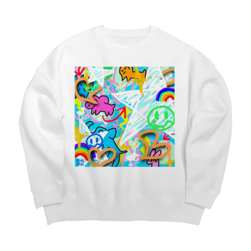 チクチク Big Crew Neck Sweatshirt