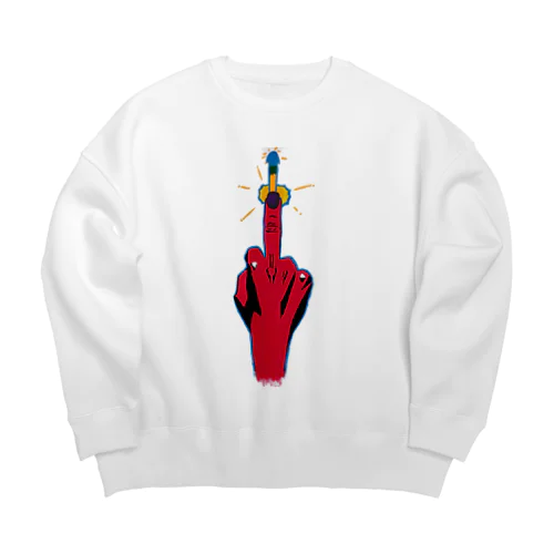 指 Big Crew Neck Sweatshirt