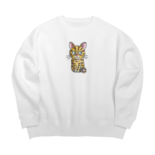 ちゃとくん Big Crew Neck Sweatshirt