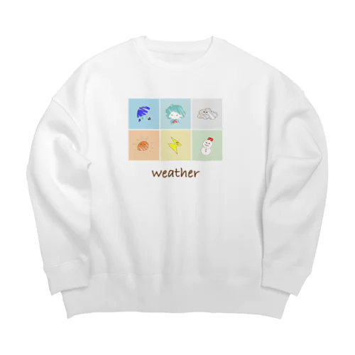 weather Big Crew Neck Sweatshirt