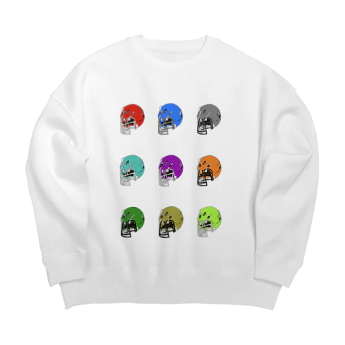 アメフトヘルメット Big Crew Neck Sweatshirt