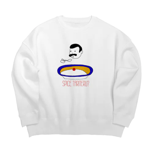 スパイス足りてる？ Big Crew Neck Sweatshirt