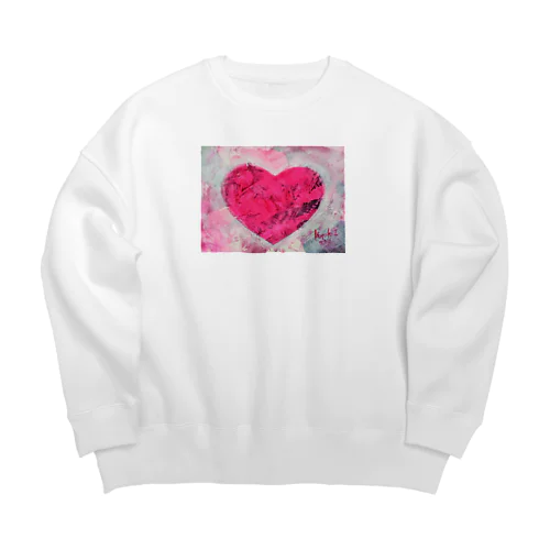 My Heart-001 Big Crew Neck Sweatshirt