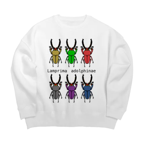 パプアキンイロクワガタ Big Crew Neck Sweatshirt