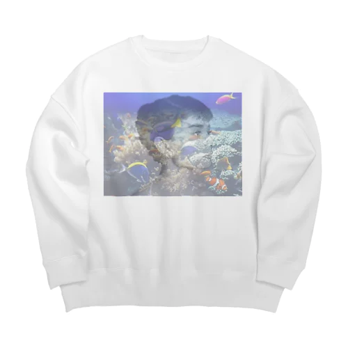 水槽🐠オードリーヘップバーン Big Crew Neck Sweatshirt