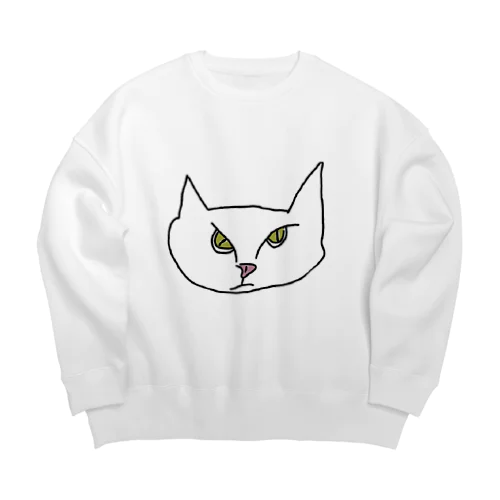 銀の助(顔だけ) Big Crew Neck Sweatshirt