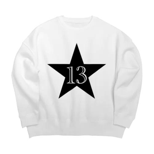 星１３ Big Crew Neck Sweatshirt