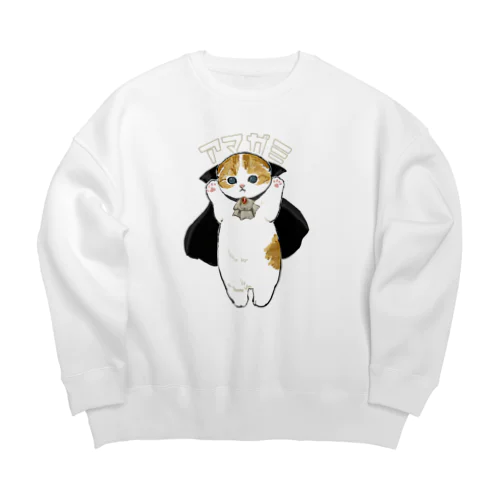 ドラキュラにゃん Big Crew Neck Sweatshirt