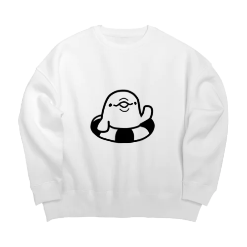 ゆとり世代のベルーガ Big Crew Neck Sweatshirt