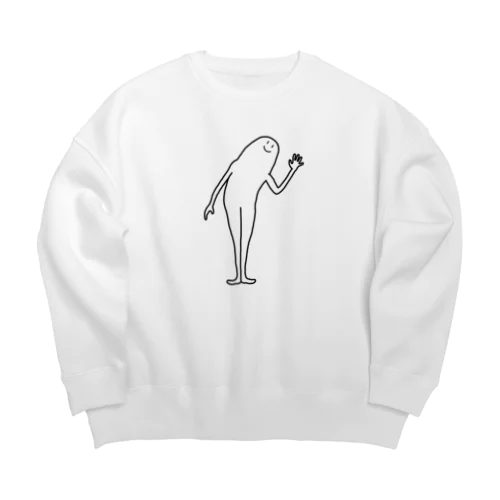 Hello. Big Crew Neck Sweatshirt