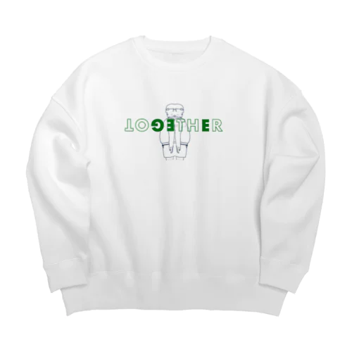 TOGETHER　おっさん Big Crew Neck Sweatshirt