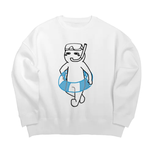 夏は嫌いだ(文字無し) Big Crew Neck Sweatshirt