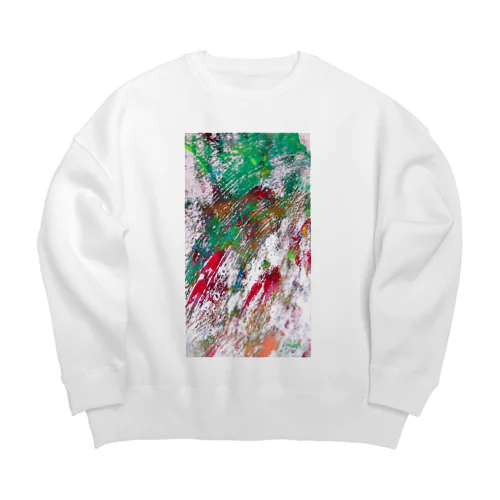 赤緑 Big Crew Neck Sweatshirt