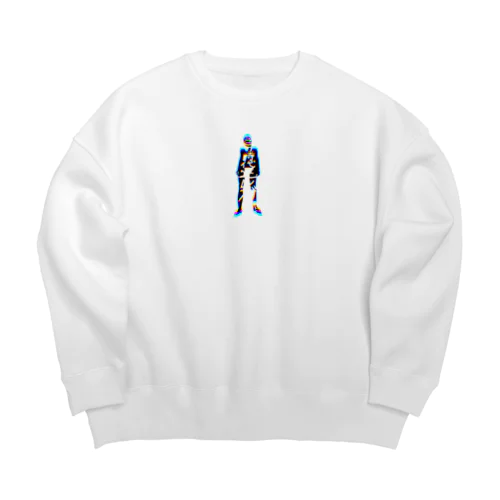 この時代遅れがちょっとカラー Big Crew Neck Sweatshirt