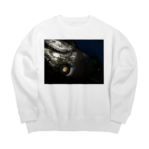 マグロ頭 Big Crew Neck Sweatshirt