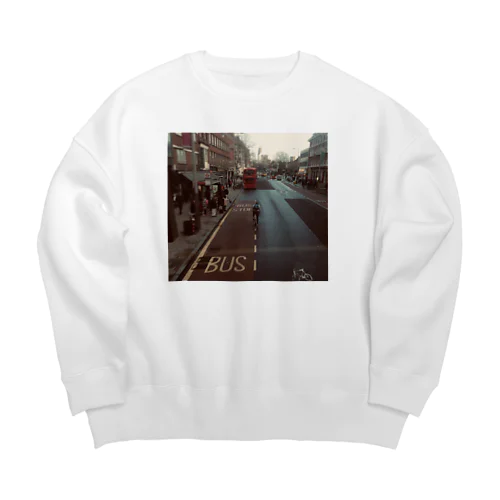 LONDON BUS Big Crew Neck Sweatshirt