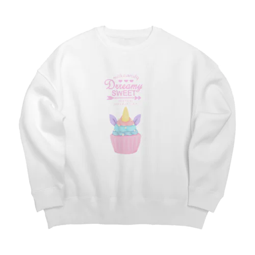 Dreamy Cap Cake  (色展開あり） Big Crew Neck Sweatshirt