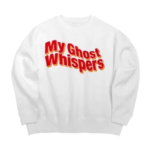 MY GHOST WHISPRES Big Crew Neck Sweatshirt