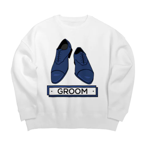 ペア(GROOM)シューズ_ブルー Big Crew Neck Sweatshirt