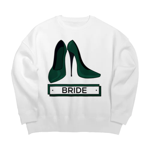 ペア(BRIDE)ヒール_グリーン Big Crew Neck Sweatshirt