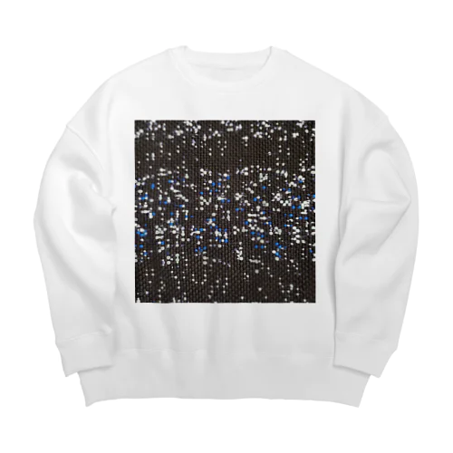 雪と蒼／カヨサトーTX Big Crew Neck Sweatshirt