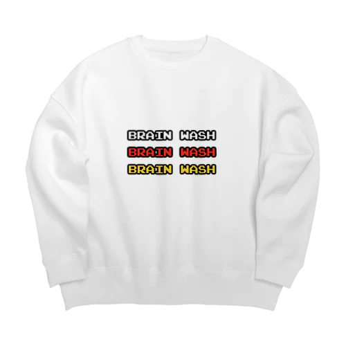 BRAIN WASH 洗脳 Big Crew Neck Sweatshirt