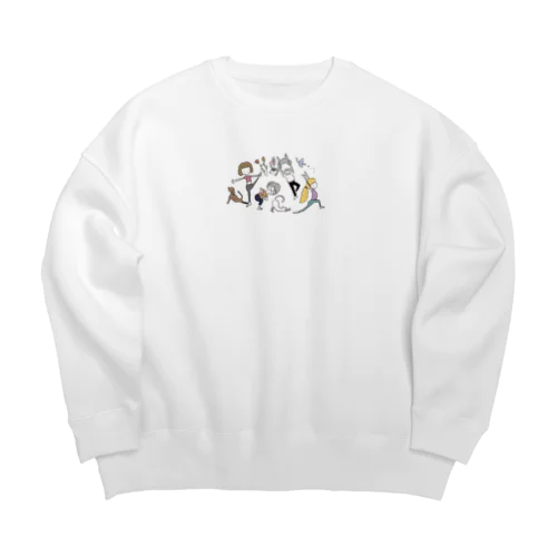 yogiな仲間たち Big Crew Neck Sweatshirt