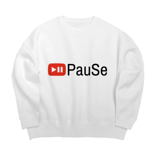 PauSe 一時停止 Big Crew Neck Sweatshirt