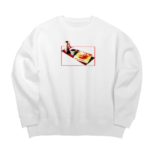 モーニングセット Big Crew Neck Sweatshirt