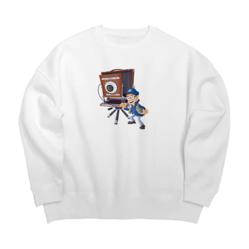 カメラくん Big Crew Neck Sweatshirt